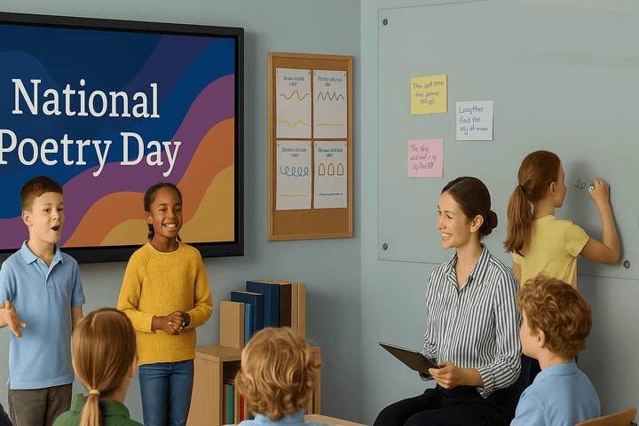 National Poetry Day 2025: Playful, purposeful and ready for the classroom