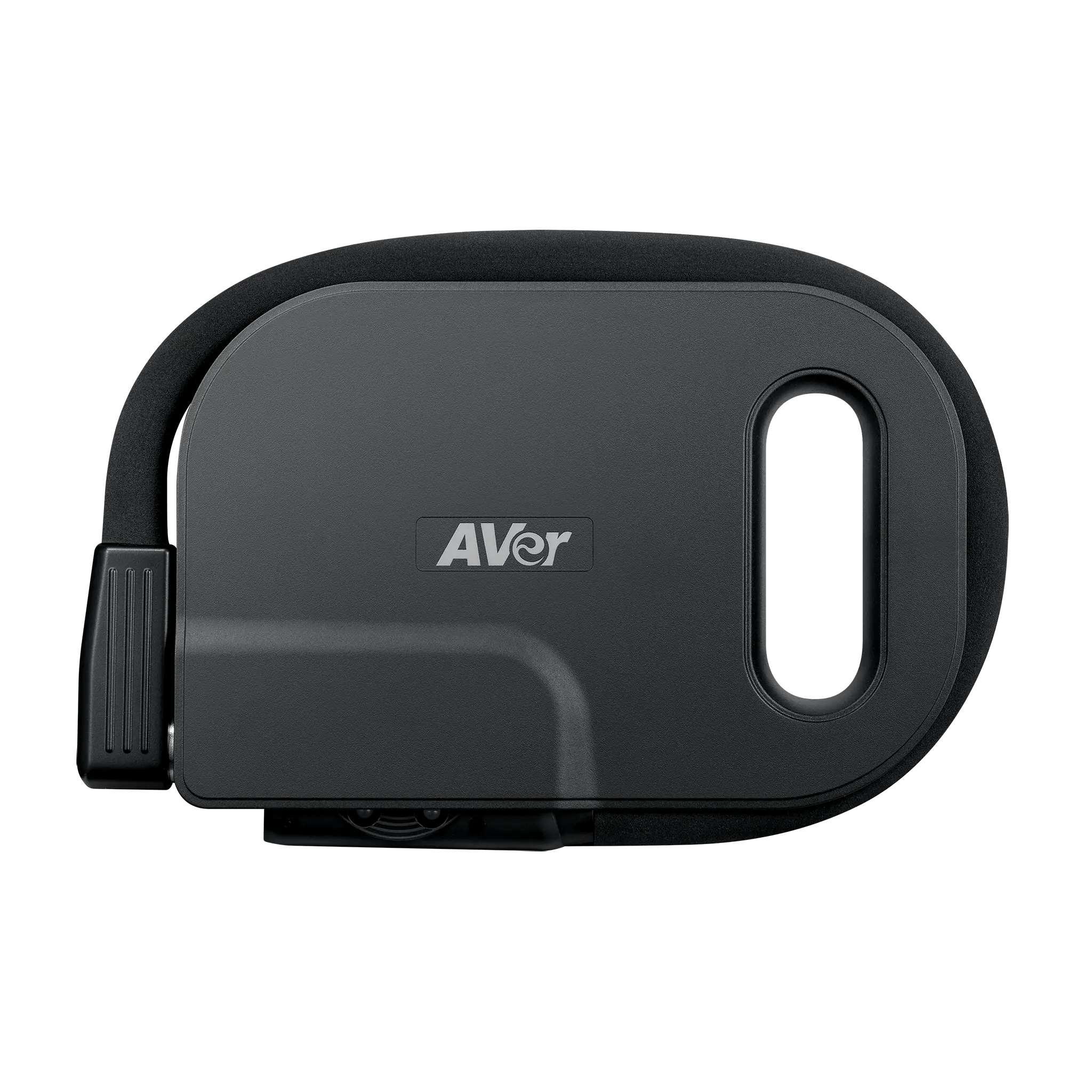 Shop the AVerVision U50+ black portable visualizer—sleek, durable, classroom-ready with AVer logo—set on a plain white background.