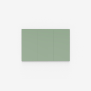 Discover the Lintex Mood Wall: a stylish, muted green magnetic glass writing board with three divisions and a sleek, modern look.