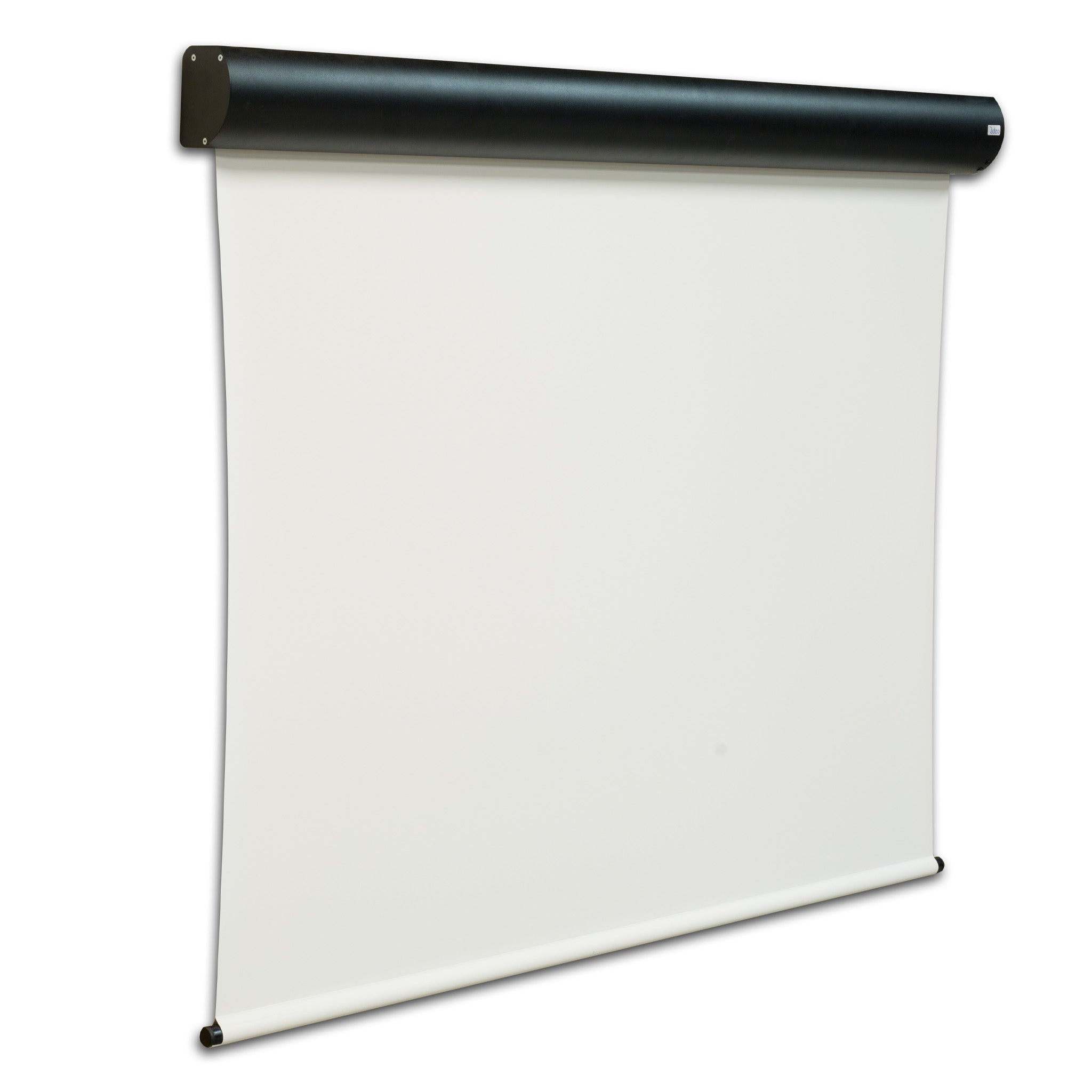 Boost your AV setup with our wall-mounted, motorized linear projection screen—sleek black case, smooth surface, pro installation.