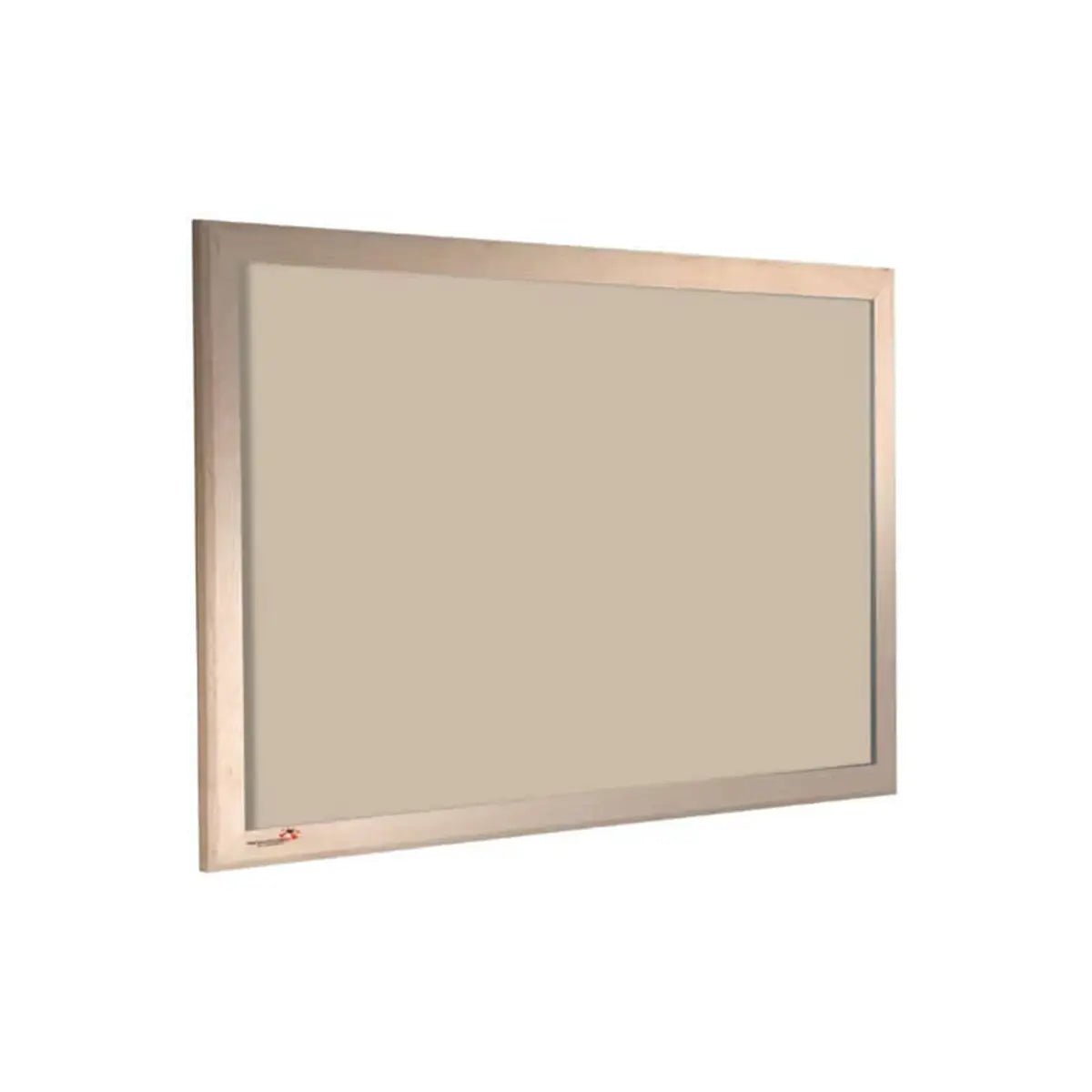 Boost your workspace safety with the Premier Camira Cara Notice Board—ash frame, Class B fire rating, on white background.