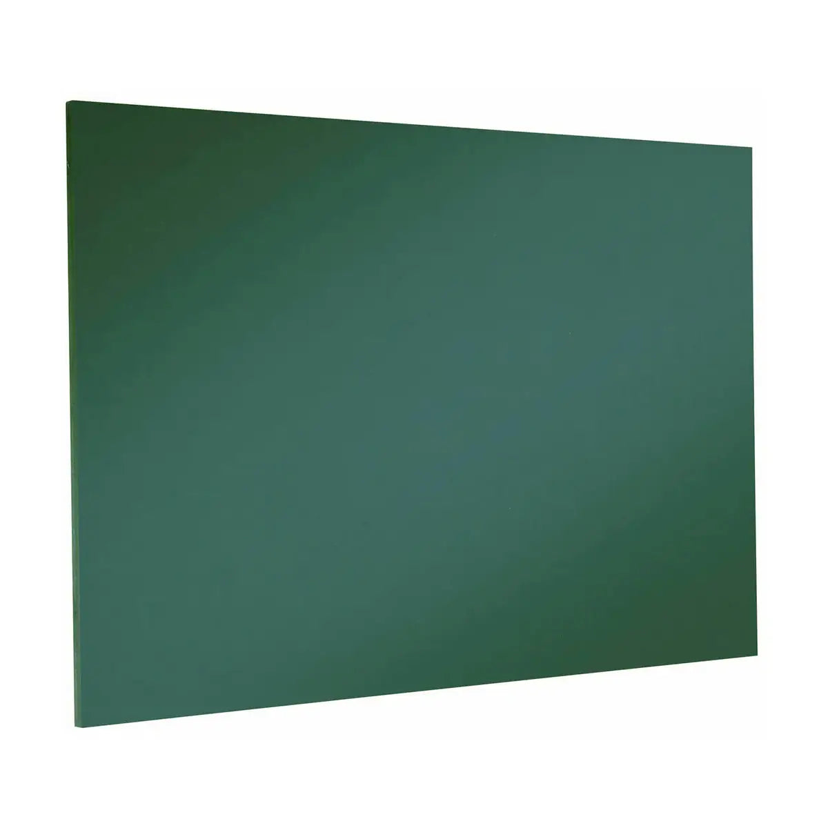 Boost office safety with our Premier Felt Notice Board: green, unframed, Class 1 fire rated, shown angled on a white background.