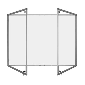 Boost office safety and communication with the Presentation Spaces FR Tamperproof Magnetic Lockable Whiteboard—secure and reliable.