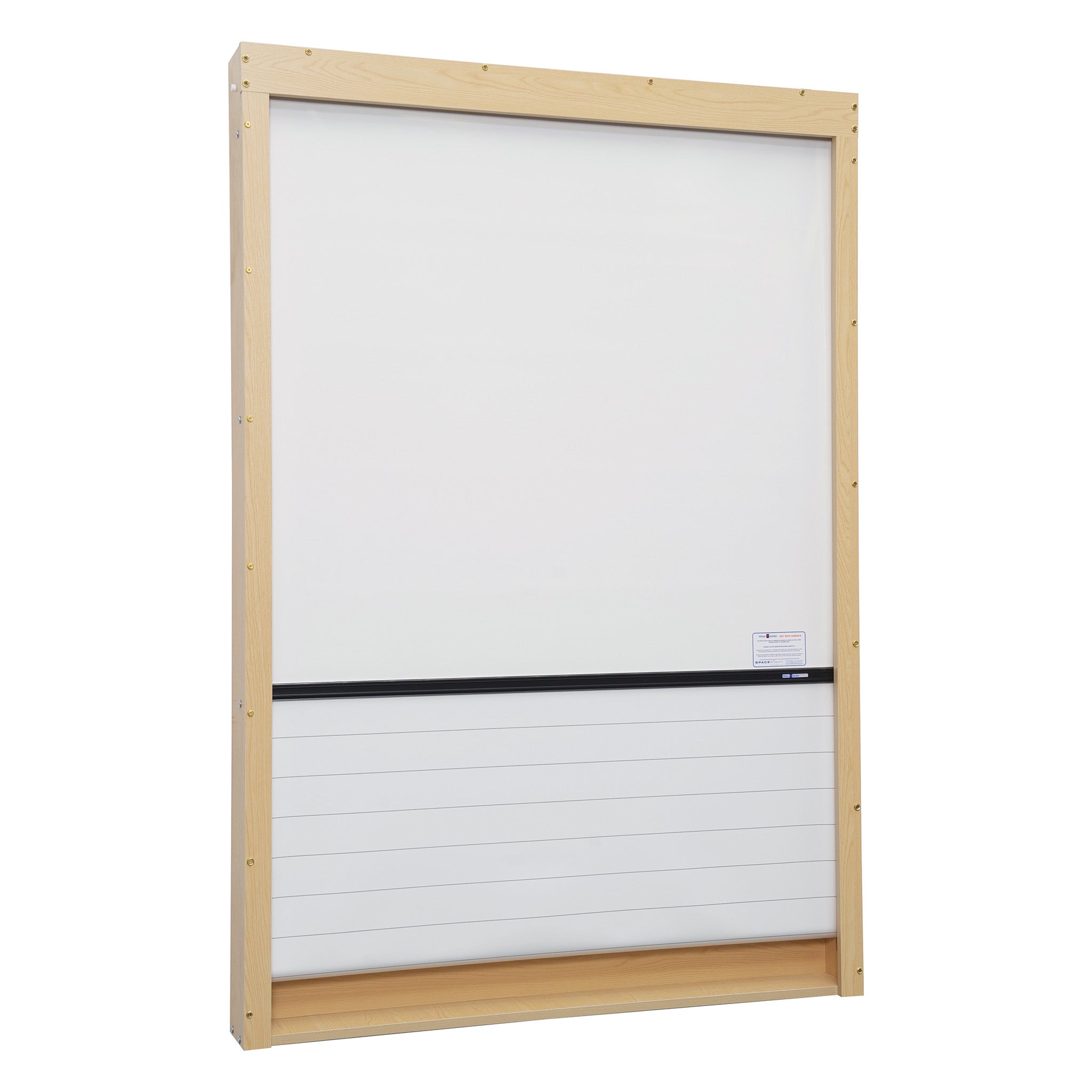 Boost productivity in classrooms or offices with our 1200x1800mm Wall Mounted Rollerboard Frame—main or extra writing surface.