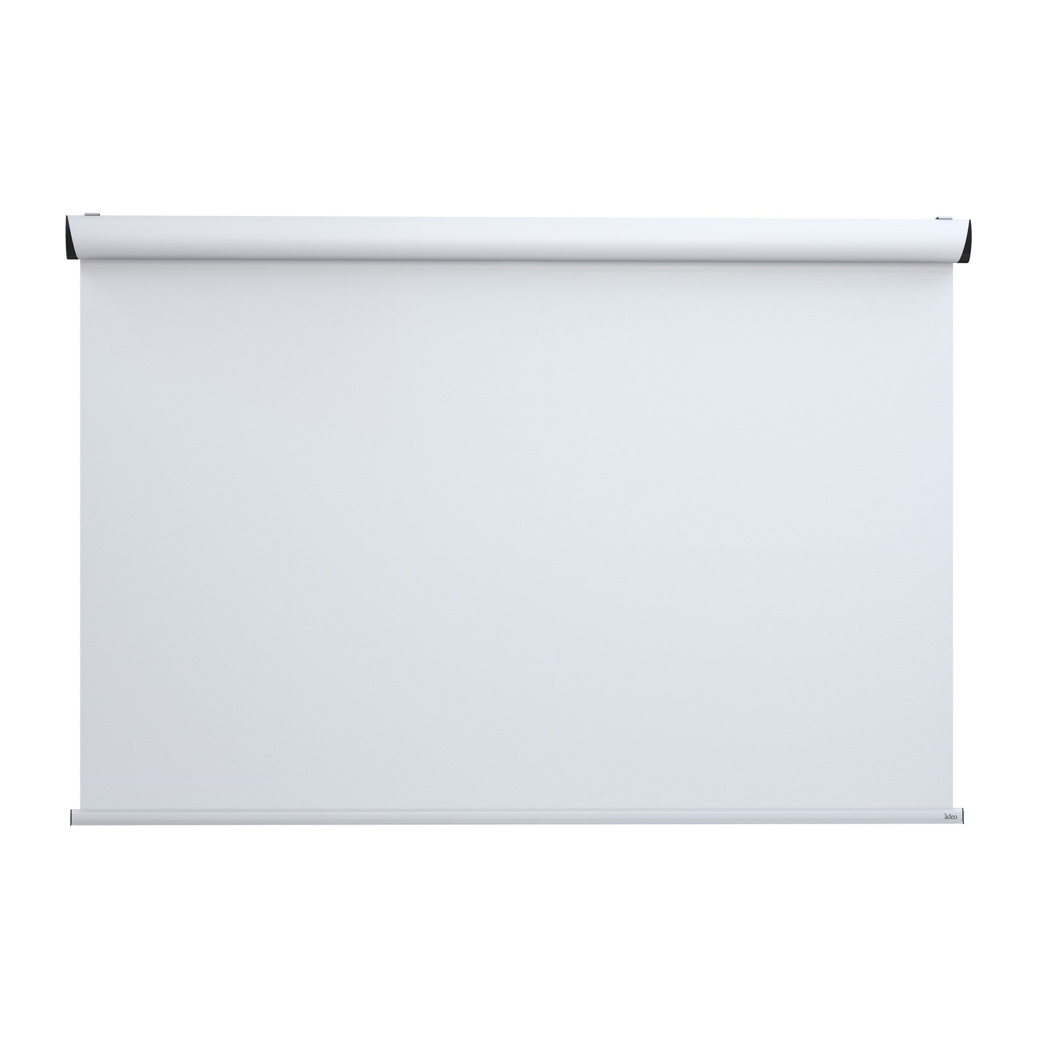 Shop the white Rugby Pro -No Black Borders- Projection Screen by Presentation Spaces, sleek rolled top and straight edge, on white.