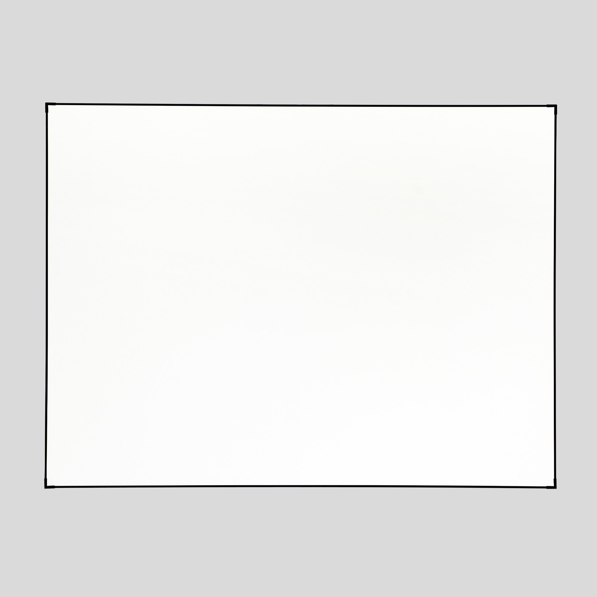 Shop our Presentation Spaces Slimline Whiteboard—magnetic, sleek black outline, on light gray, perfect for modern offices.