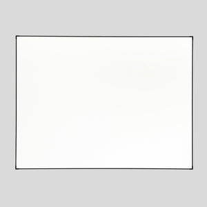 Shop our Presentation Spaces Slimline Whiteboard—magnetic, sleek black outline, on light gray, perfect for modern offices.