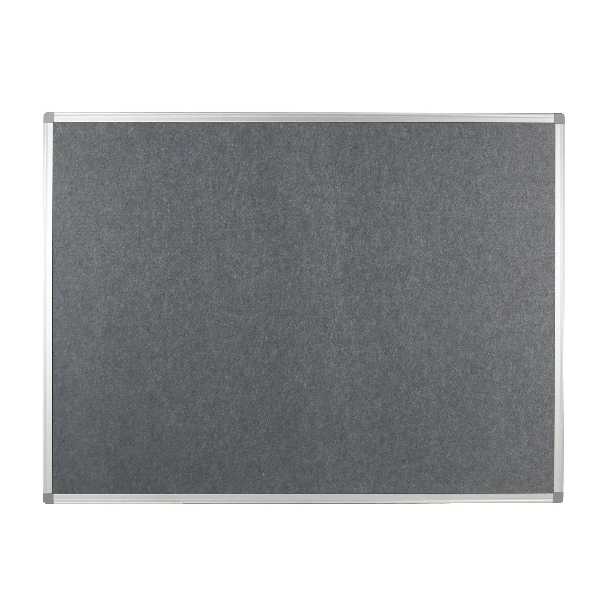 Boost your workspace with the Take Notice PET Polycolour FR Class B fire rated notice board featuring a sleek grey felt surface.