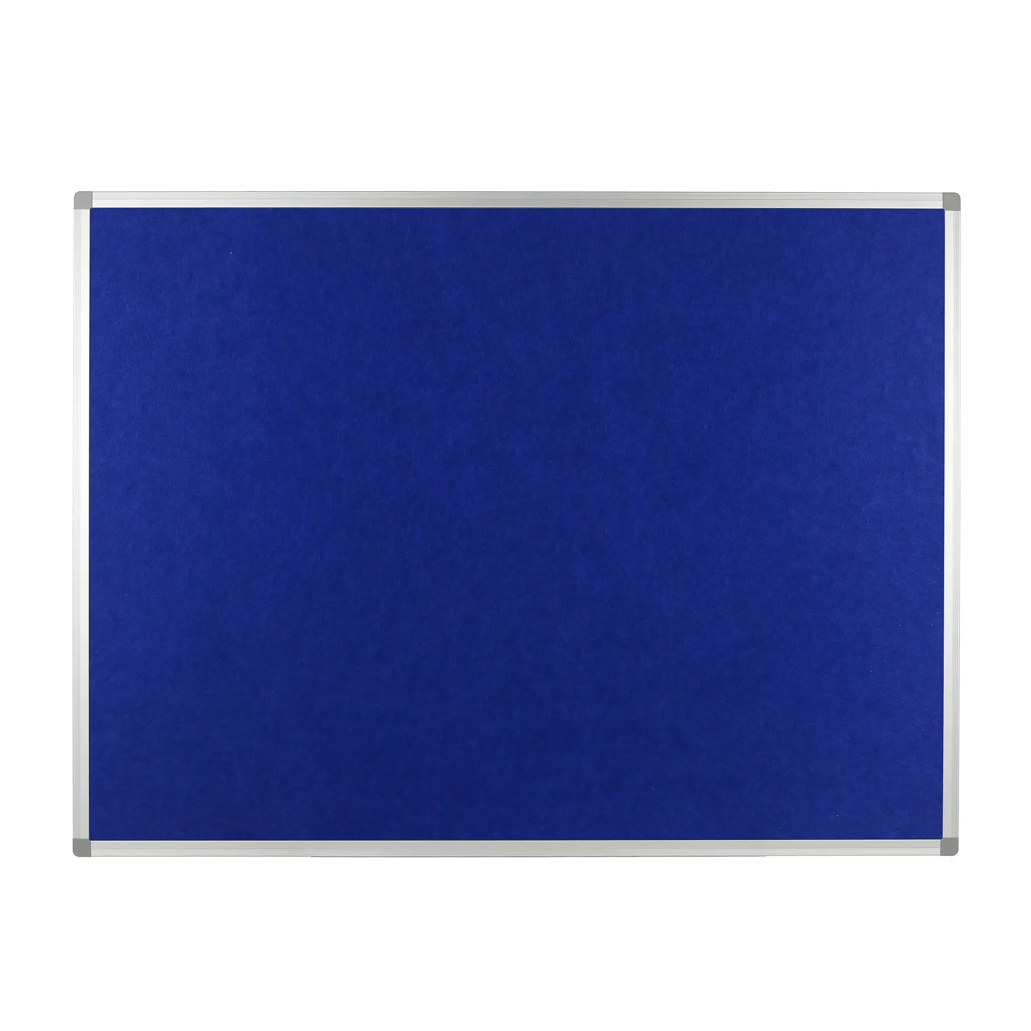 Shop The Take Notice PET Polycolour FR blue aluminium notice board, Class B Fire Rated, front view, rectangular, on white background.