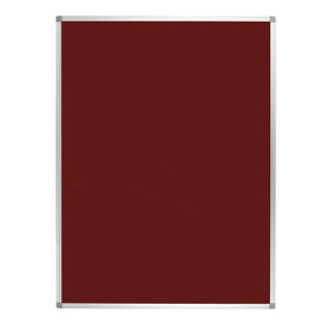 Shop the Take Notice FR Premier Felt Aluminium Frame Notice Board—maroon, rectangular, office-ready. 6 colour options available.