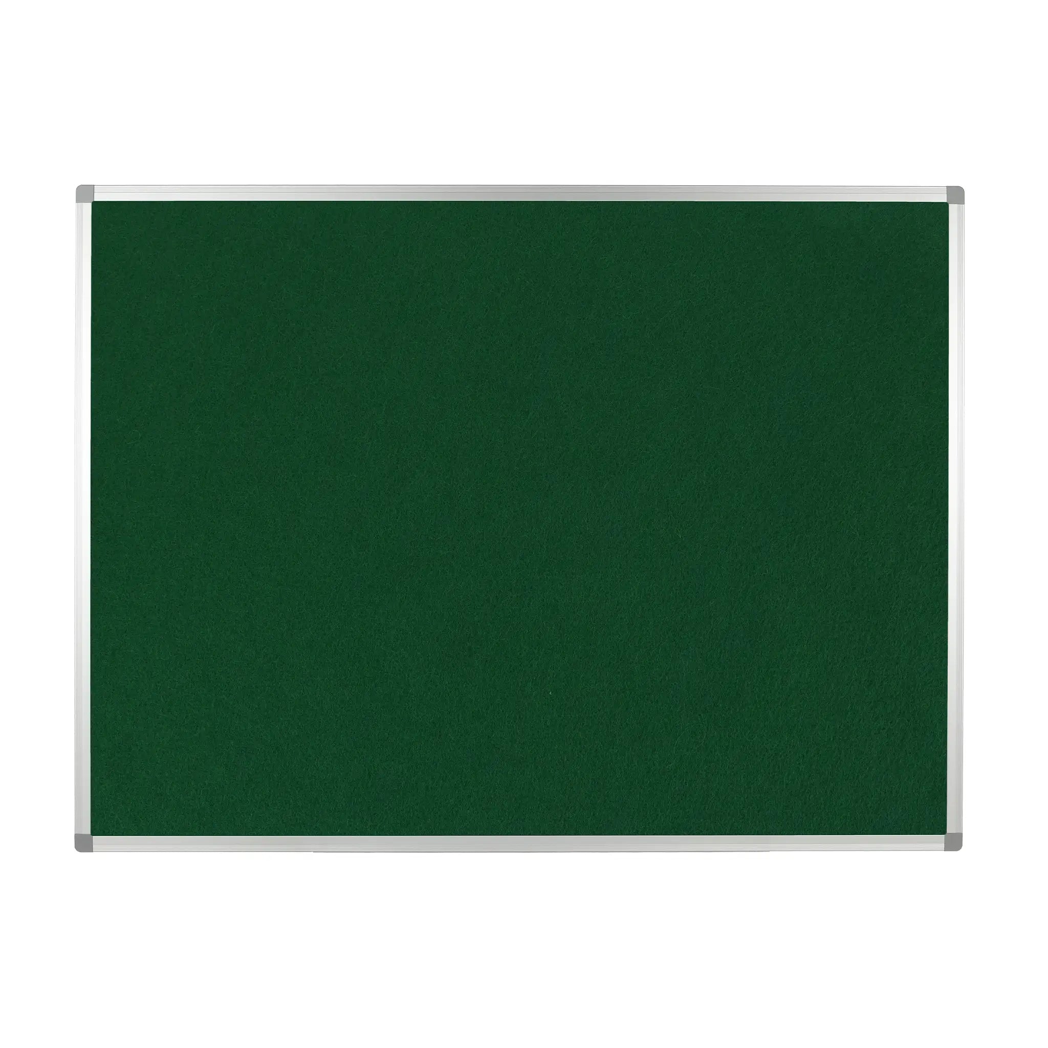 Boost office organisation with the green Take Notice FR Premier Felt Aluminium Frame Notice Board, available in 6 colours.