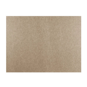 A Take Notice PET Polycolour FR Unframed Class B Fire Rated Notice Board in kraft brown finish, centered on white background.