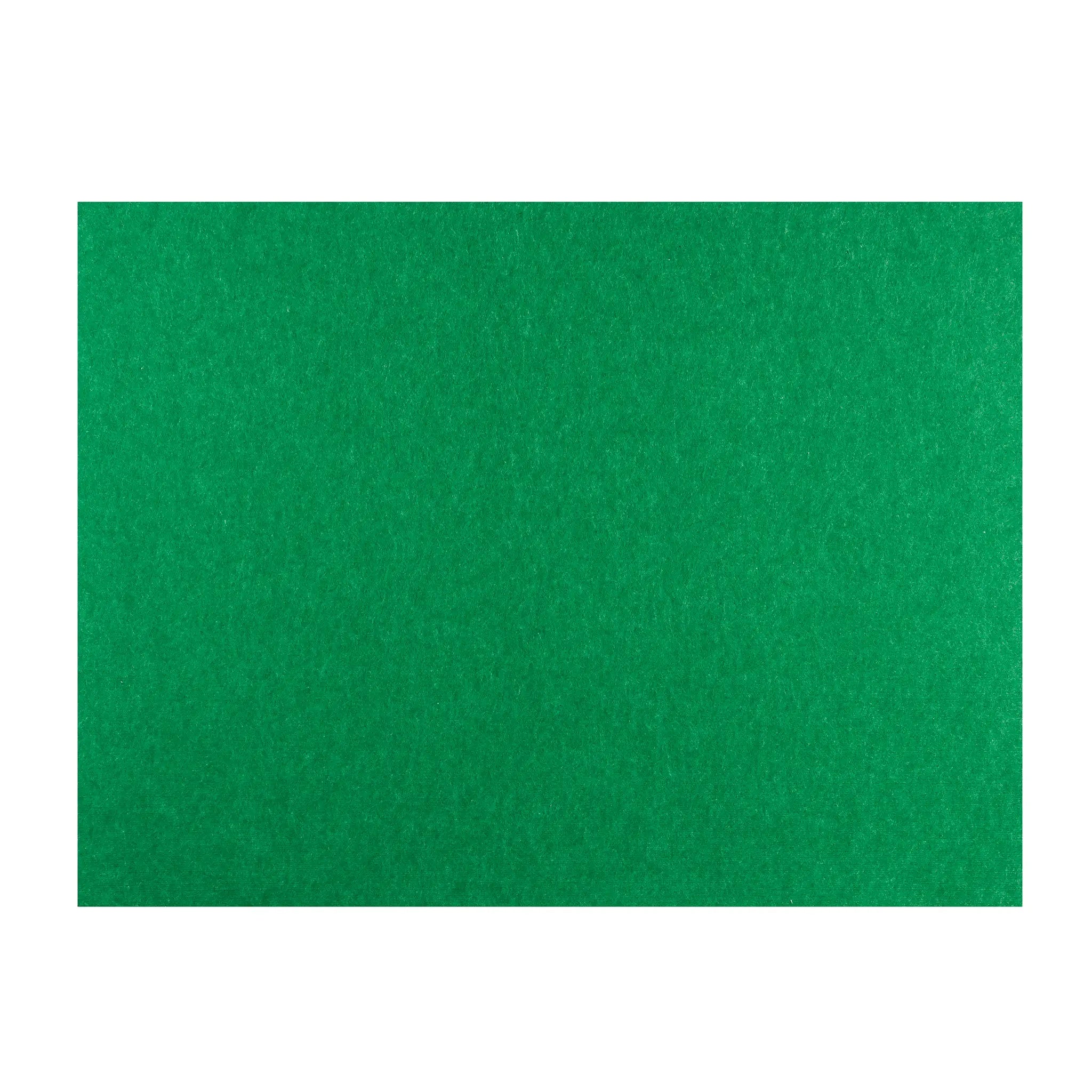 Discover the green PET Polycolour FR fire-rated notice board by Presentation Spaces, displayed on a clean white background.