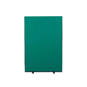 Specialist green woolmix Room Divider Office Screen by Presentation Spaces, ideal for secure workspace separation in high-risk locations.