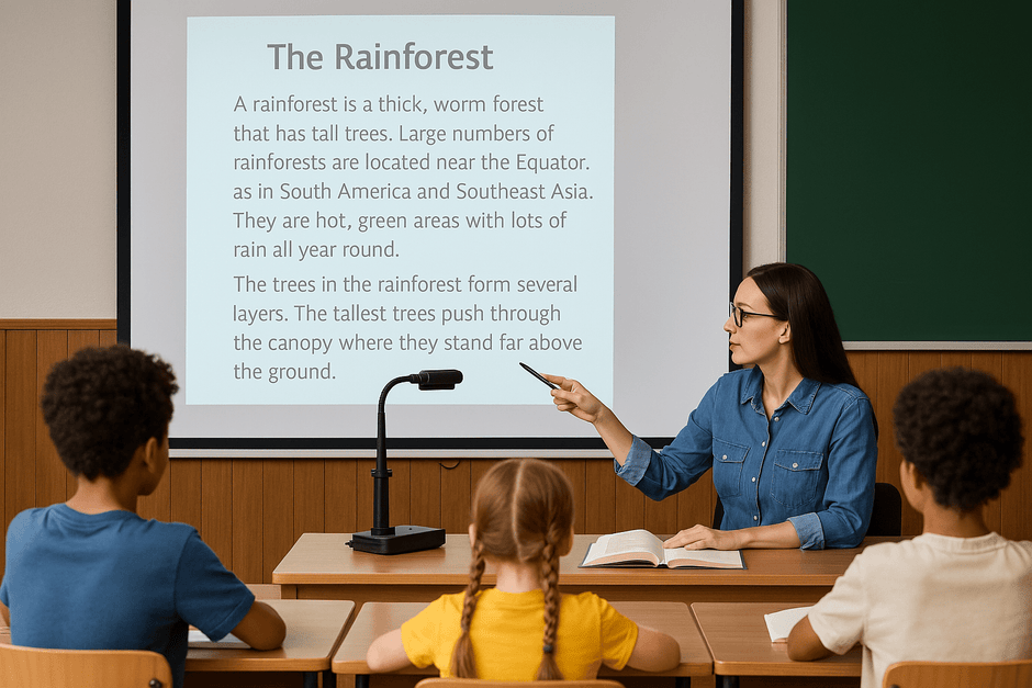 15 Brilliant Ways to Use a Visualiser in Your Lessons