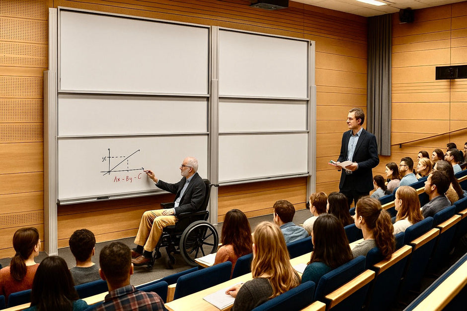 An Electric Dry Wipe Column Board for Modern Universities