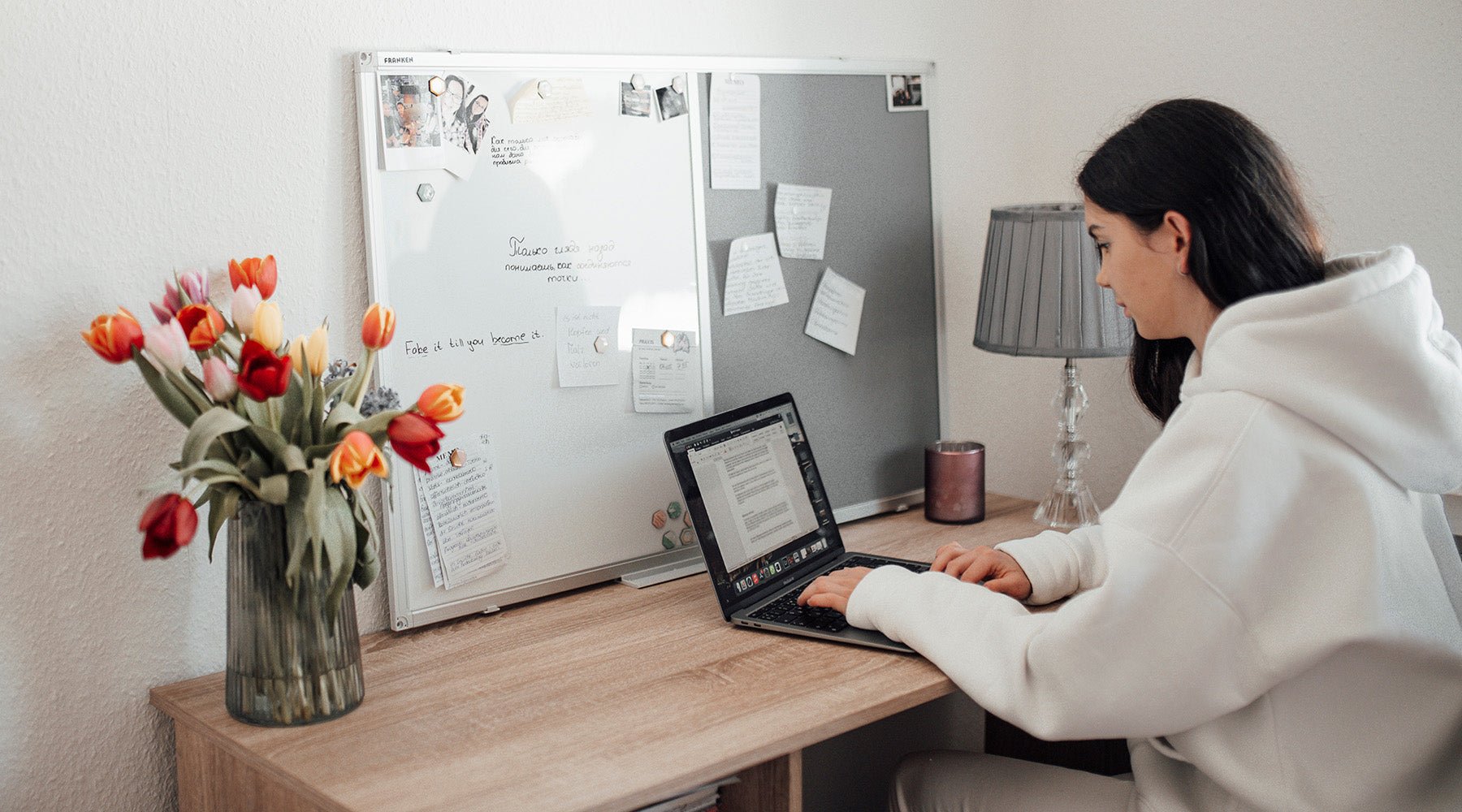 How a whiteboard can keep you organised whilst working from home