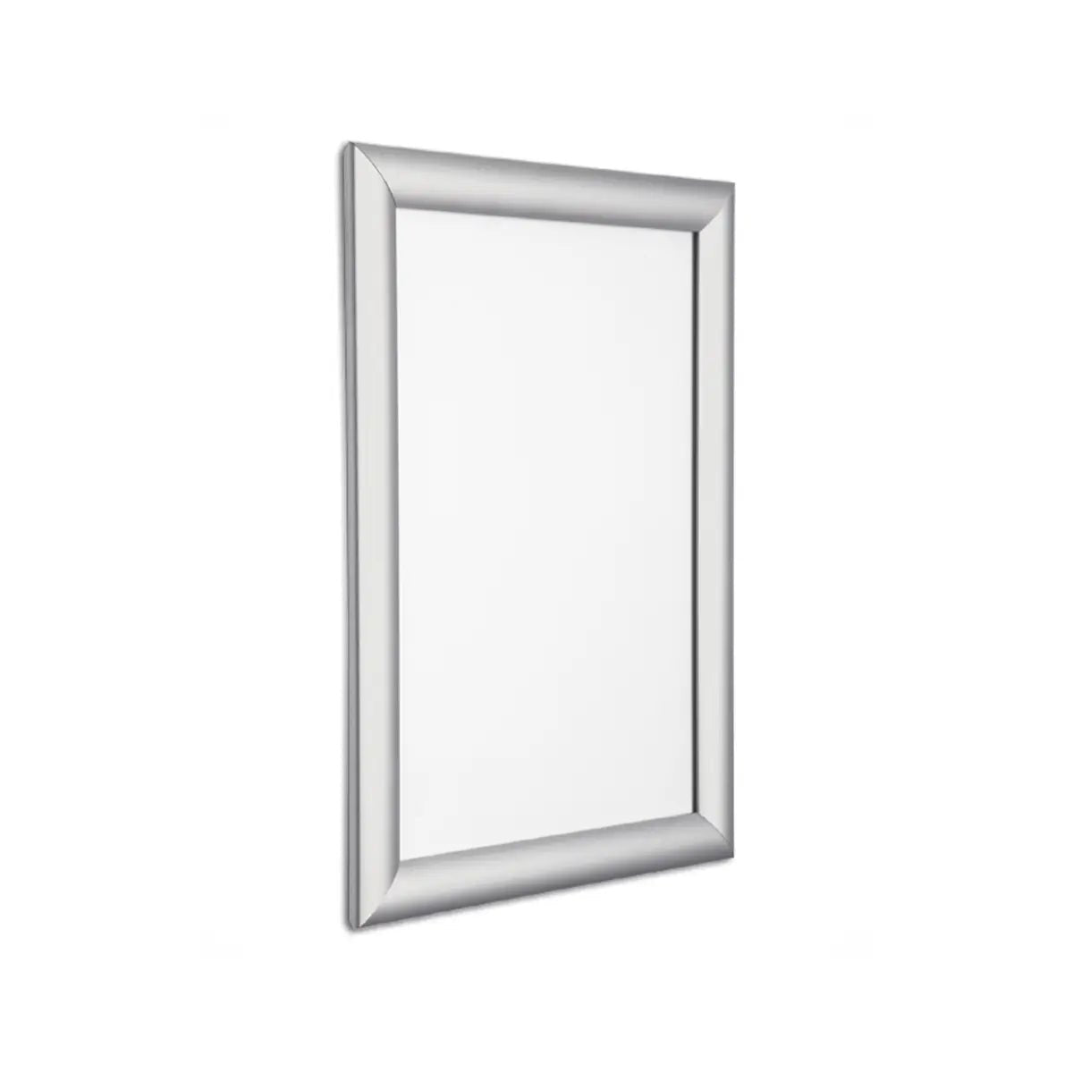 Showcasing the Indoor Locking Snap Frame 25mm Silver—secure, durable display for vital travel and work insurance notices.