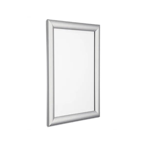 Showcasing the Indoor Locking Snap Frame 25mm Silver—secure, durable display for vital travel and work insurance notices.