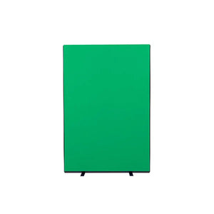 Sturdy Nyloop fabric room dividers on black legs, ideal for secure office spaces—enhance safety for global work and travel teams.