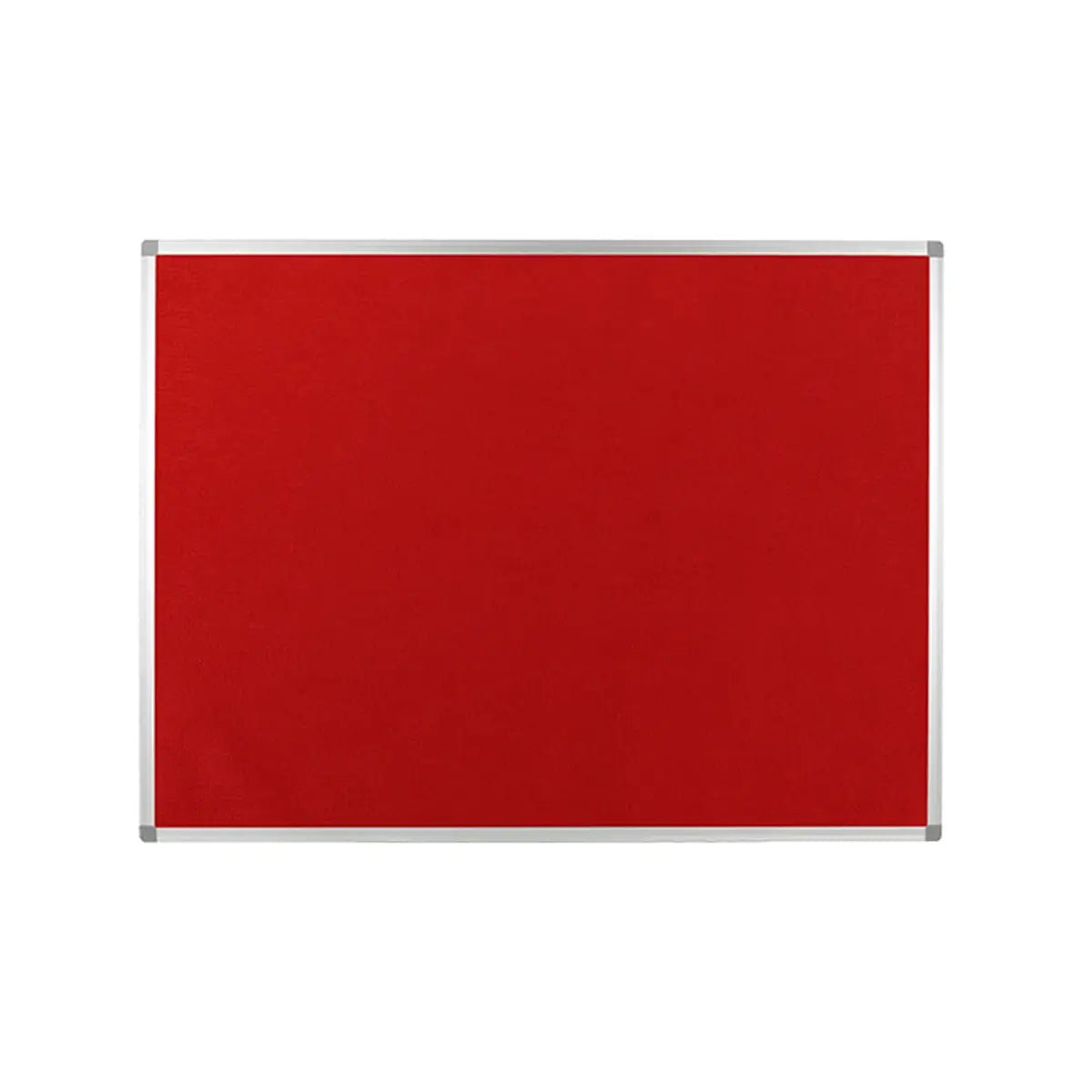 Premier Corded Hessian Notice Board Aluminium Frame Class 1 Fire Rated