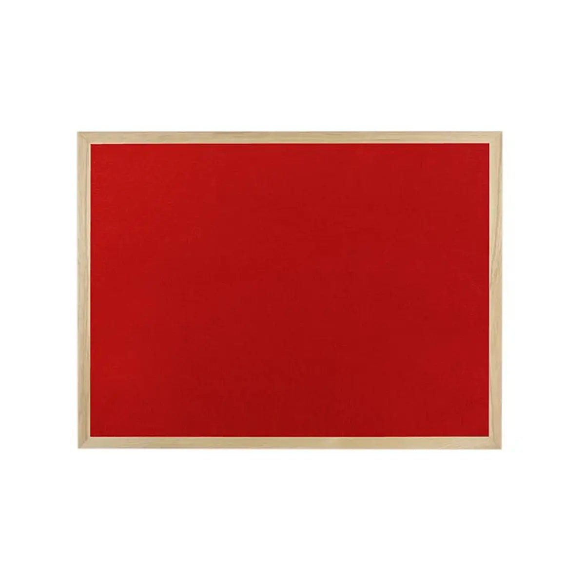 Premier Corded Hessian Notice Board Hardwood Ash Frame Class 1 Fire Rating