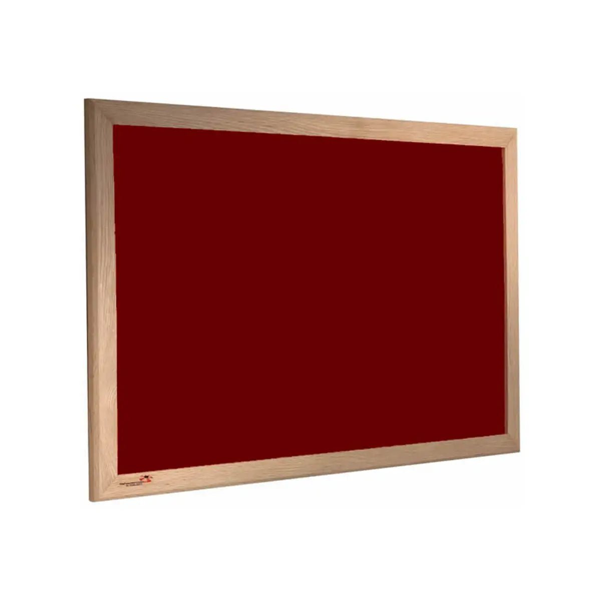 Premier Felt Notice Board Hardwood Ash Framed Class 1 Fire Rated
