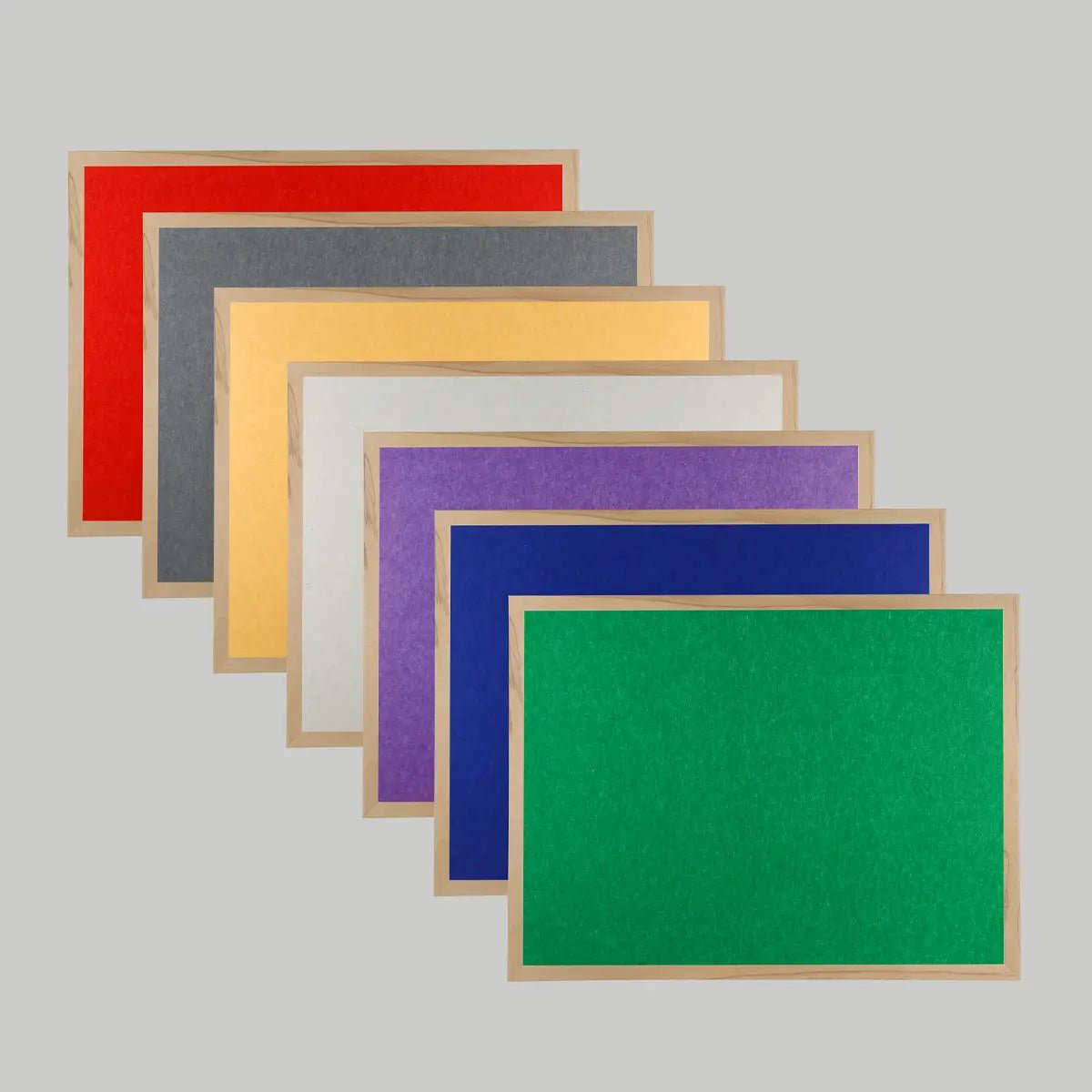 Take Notice - PET Polycolour FR | Hardwood Ash Frame Notice Board Class B Fire Rated