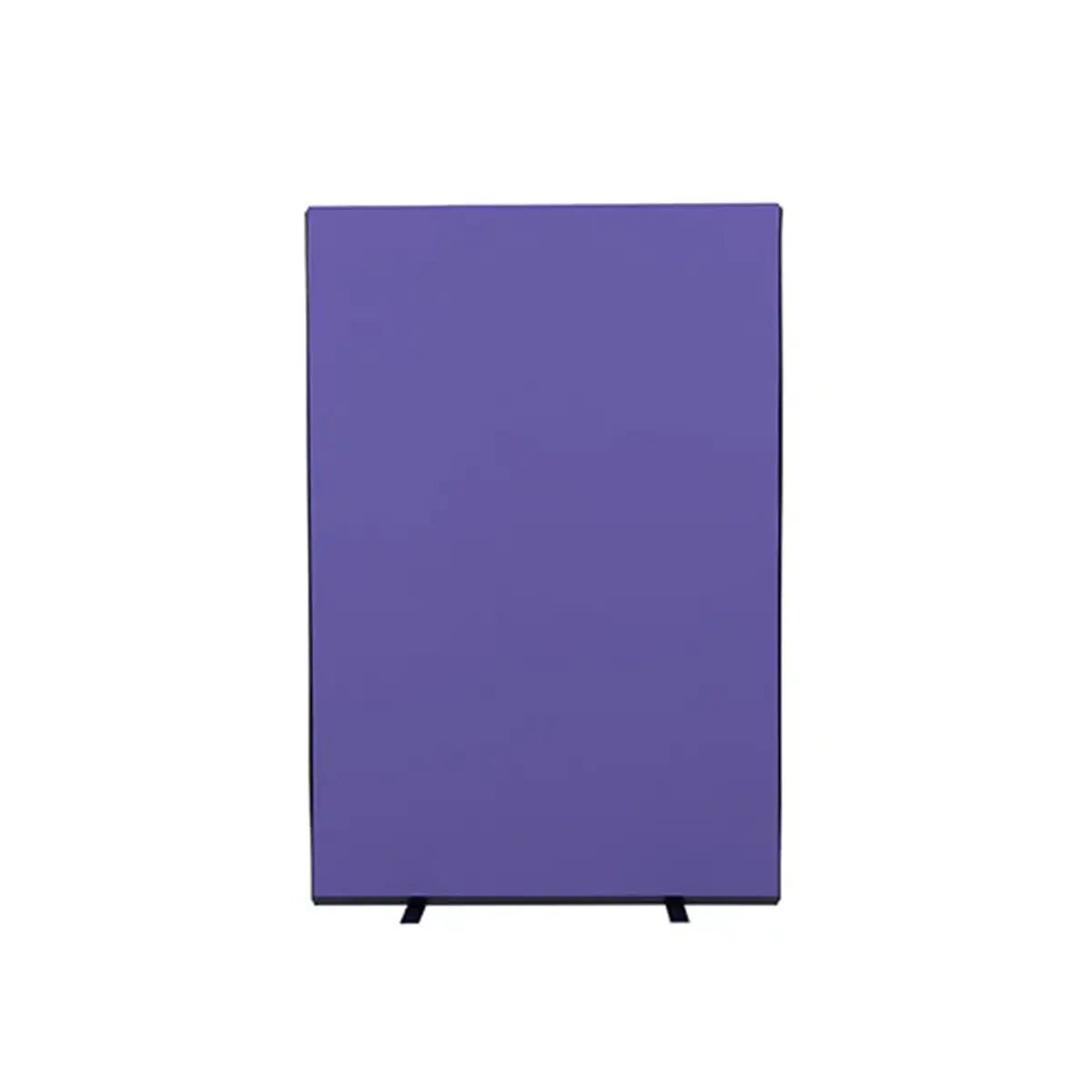 Purple Woolmix Presentation Spaces Room Divider—black edge, freestanding—ideal for secure global work & travel office environments.