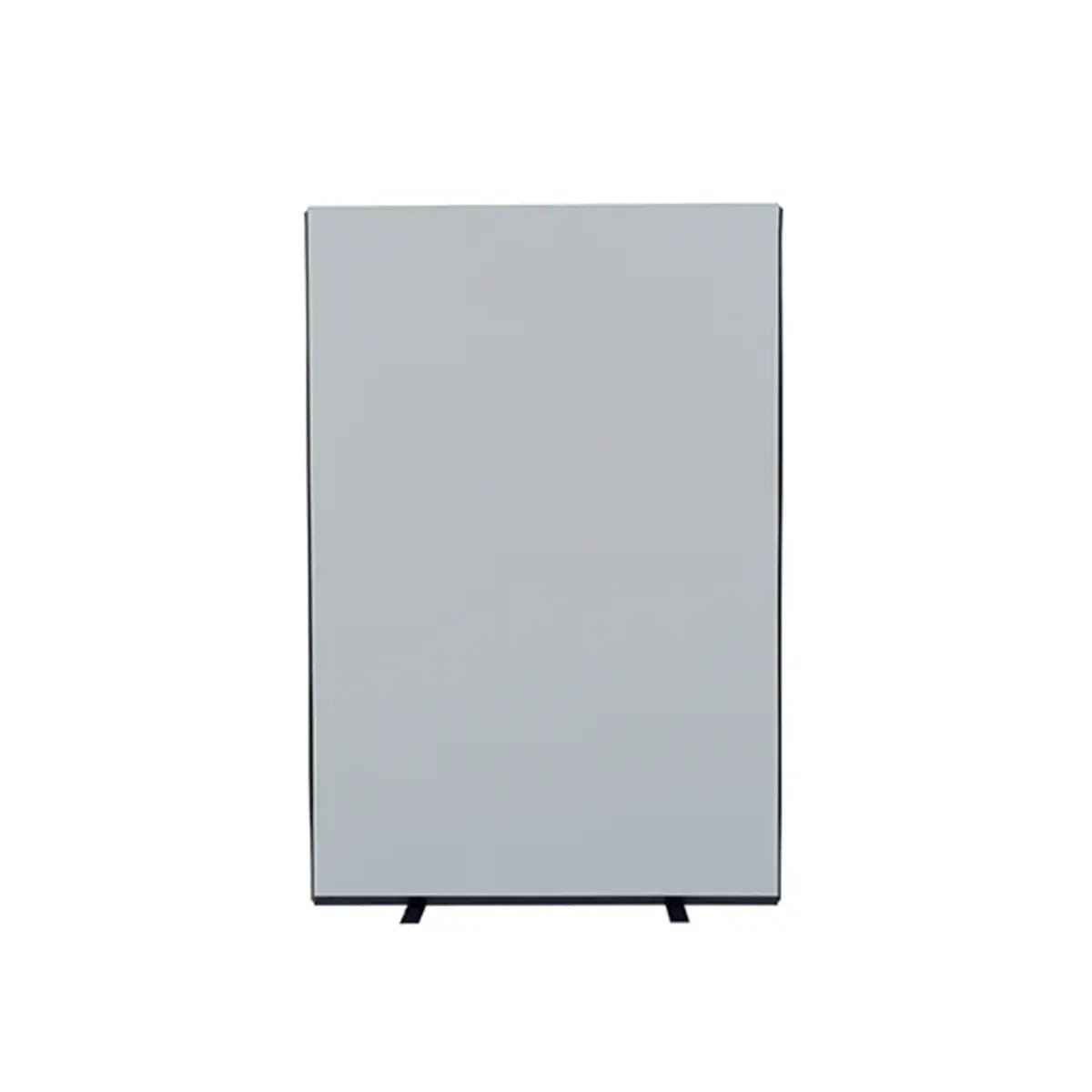 Upright gray room divider by Presentation Spaces, minimalist woolmix design—ideal for secure workspaces in high-risk locations.